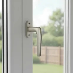 Crémone fenêtre 1/2 baton aluminium doré mat