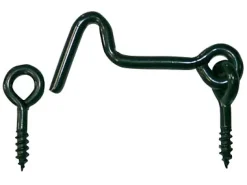 Afbat Crochet de contrevent acier zingué blanc 4 x 50 mm