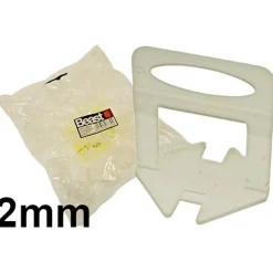 Croisillons Autonivelants 2 mm pour Carreaux 2 à 12,5 mm d'épaisseur - Lot de 100 - Précision et Facilité d'Installation --Beast Clearance