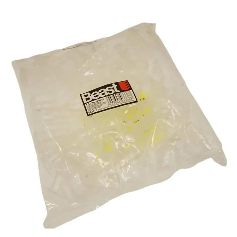 Croisillons Autonivelants 1,5 mm pour Carreaux 2 à 12,5 mm - Lot de 100 - Précision et Facilité d'Installation --Beast Clearance