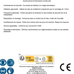 Croisillons Autonivelants 1,5 mm pour Carreaux 2 à 12,5 mm - Lot de 100 - Précision et Facilité d'Installation --Beast Clearance