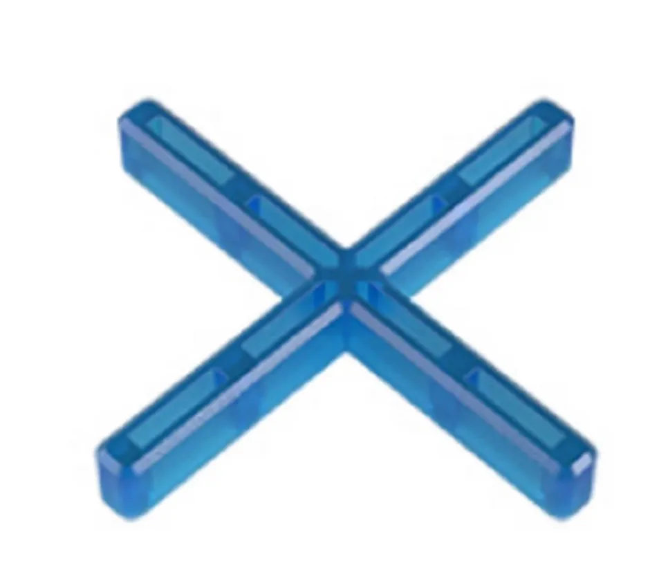 Croisillons de carreleur en + - Croisillons en + de carreleur 3 mm - Bleu - Carton de 1500 croisillons-Pavilift New
