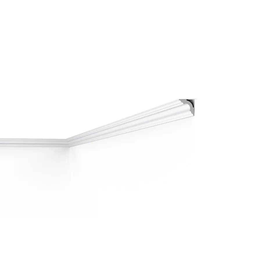 D12 Moulure de plafond Polystyrène 30 x 30 x 2000 - 2 pièces-Decoflair Hot