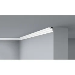 D12 Moulure de plafond Polystyrène 30 x 30 x 2000 - 2 pièces-Decoflair Hot