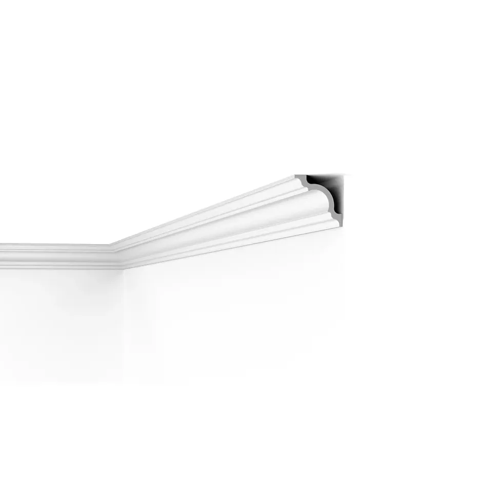 Decoflair D10 Moulure de plafond Polystyrène 80 x 80 x 2000 - 1 pièce