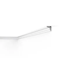 Decoflair D21 Moulure de plafond Polystyrène 30 x 30 x 2000 - 1 pièce