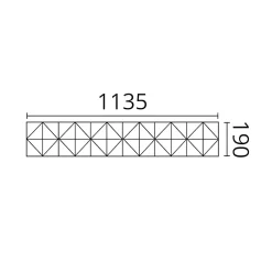 Noel & Marquet 3d panneau mural NMC ARSTYL PYRAMID Dalle pour mur et plafond Élement décorative