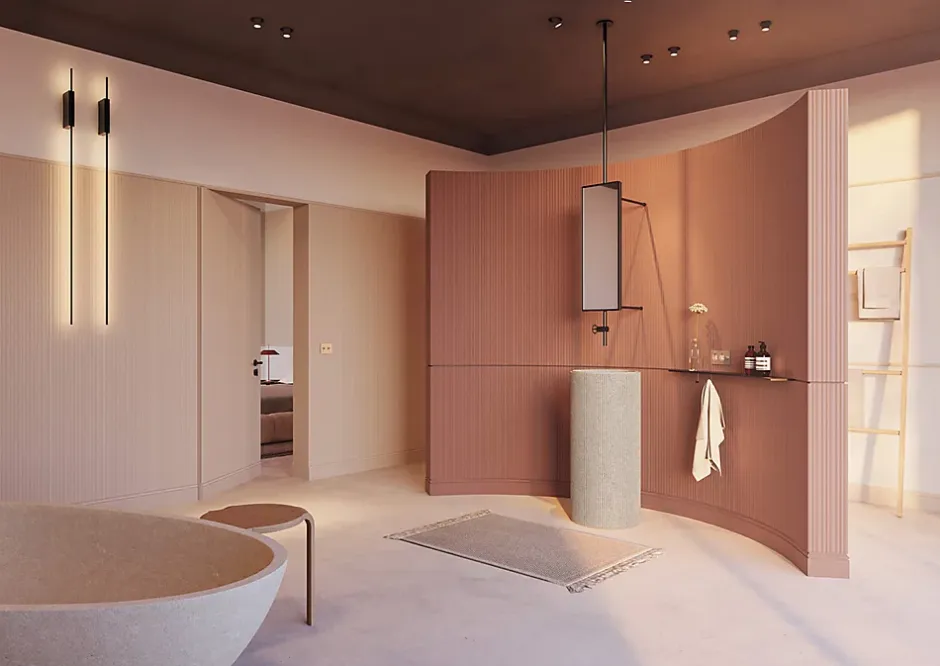 3d panneau mural NMC ARSTYL CALANDO FLEX Noel Marquet flexible Lambris mural Panneau acoustique Moulure flexible 2 m-Noel & Marquet Outlet