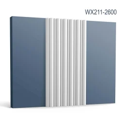 3d panneau mural WX211-2600 Lambris mural Panneau acoustique Frise 2,6 m-Orac Decor Hot