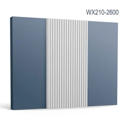 3d panneau mural WX210-2600 Lambris mural Panneau acoustique Frise 2,6 m-Orac Decor Outlet