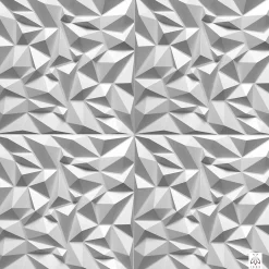 3D PVC panneaux muraux decor gaming chambre mur plafond effet 3D mirror blanc plaques PVC decoration 0.25m²-Ikhemalarka Clearance