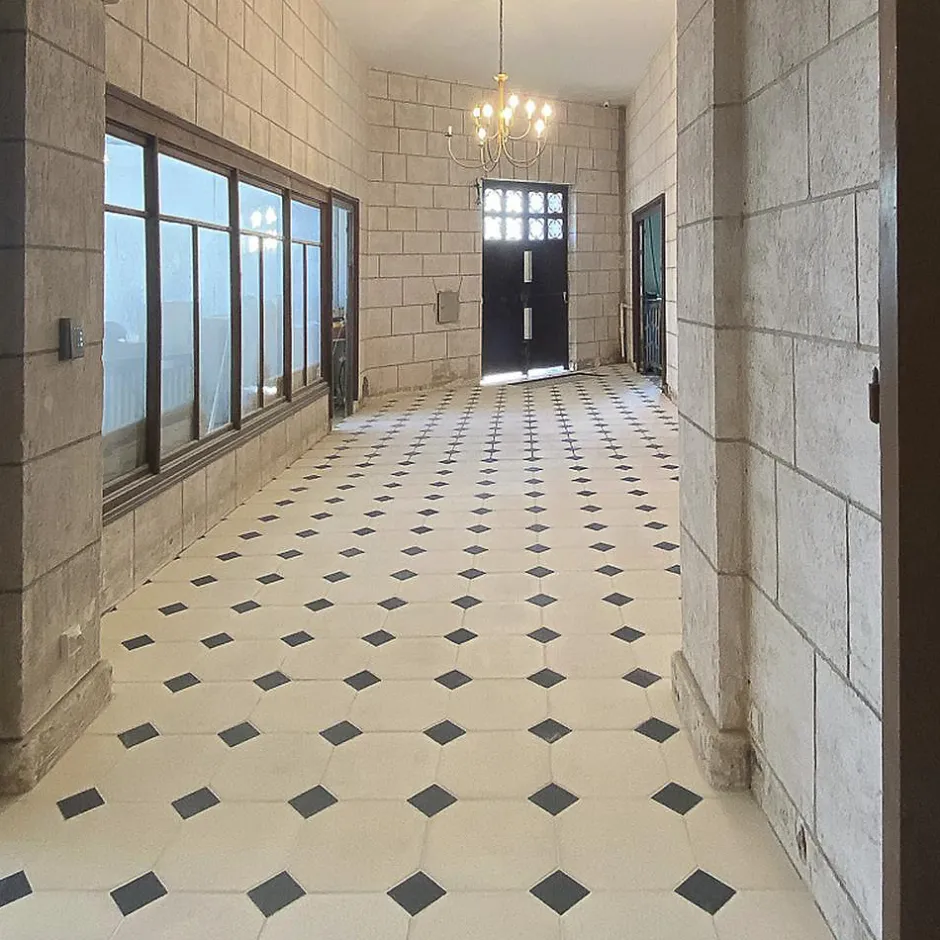 Dallage à cabochons Poillé - Vendu au m²-Ligerio New