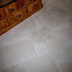 Dallage Pierre de l'Atlas Beige Opus 4 x1,5 cm - Intérieur et Extérieur (lot de 1,44 m² soit 2 paquets) --Ro'Ma Nature New