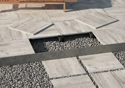 Dalle carrelage extérieur 2cm Rushmore effet bois 60 x 60 cm- Outlet