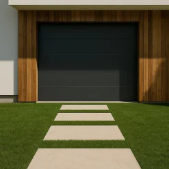 Dalle de carrelage extérieur effet pierre naturelle de travertin 60x90 cm MYK-CR SAND-Aelle Carrelage Outlet