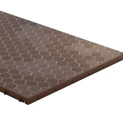 Dalle de sol Clipsable 116 x 76 x 3 cm Rectangulaire Polypropylène Revêtement de Sol Modulable Intérieur / Extérieur Art Plast-Artplast New