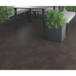 Dalle de sol Clipsable 116 x 76 x 3 cm Rectangulaire Polypropylène Revêtement de Sol Modulable Intérieur / Extérieur Art Plast-Artplast New