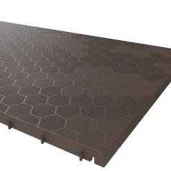 Dalle de sol Clipsable 116 x 76 x 3 cm Rectangulaire Polypropylène Revêtement de Sol Modulable Intérieur / Extérieur Art Plast-Artplast New