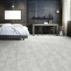 Décoweb Dalle de sol stratifié - Cuisine et salle de bain - Pierre Phuket - Paquet de 1,474 m²