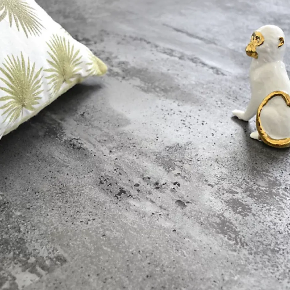 Dalle large sol vinyle rigide Performance - Click à plat - Béton gris argenté - Paquet de 2,51 m²-Décoweb Sale