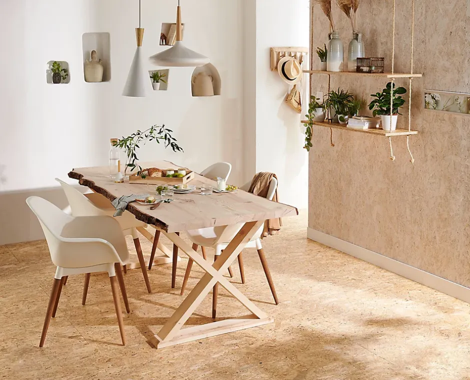 Dalle OSB 3 plancher - 205 x 62,5 cm, ép.18 mm (vendue à la pièce)