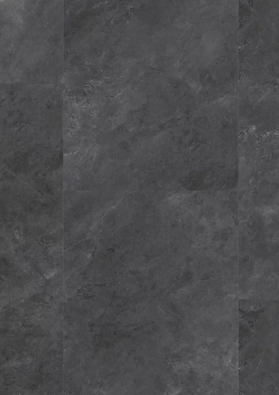 Gerflor Dalle PVC à clipser Senso Premium Rigide acoutisque marbre gris foncé 39,9 x 73 cm,