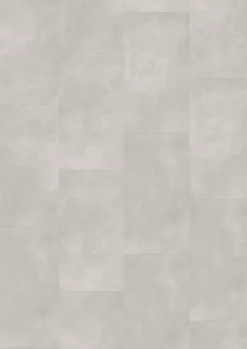 Gerflor Dalle PVC à clipser Senso Premium Rigide acoutisque béton gris 39,9 x 73 cm,
