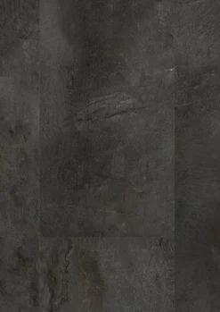 Gerflor Dalle PVC à clipser Senso Clic 3 pierre noire 38,9 x 72,9 cm