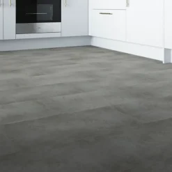 GoodHome Dalle PVC clipsable Baila béton gris L. 61 x l. 30.5 cm