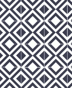 Dalle PVC clipsable Baila décor carreaux de ciment NB L. 61 x l. 30.5 cm-GoodHome