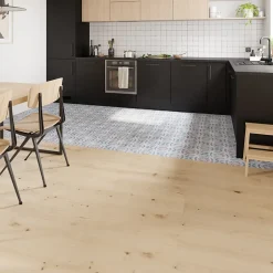 GoodHome Dalle PVC clipsable Mambo 63x32 cm décor carreaux ciment multico (vendue au carton)