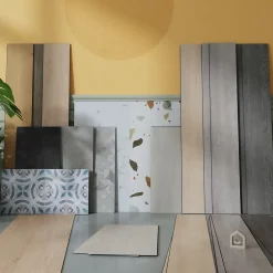 Dalle PVC clipsable Mambo L.61 x l. 30.5cm décor pierre grise (vendue au carton)-GoodHome Discount