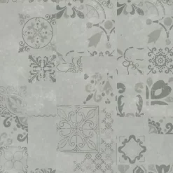 Tarkett Dalle PVC clipsable rigide Ultime Plus - Carreaux de ciment gris - Finition extra mate - Paquet de 2,253 m²