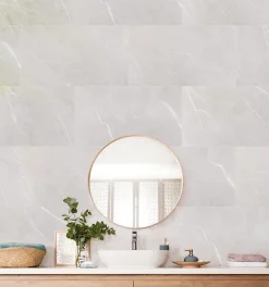 Dumaplast Dalle PVC Dumawall+ Gloss Mirandela gris brillant 37,5 x 65 cm