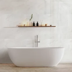 Dalle PVC Dumawall+ Gloss Evora gris brillant 37,5 x 65 cm-Dumaplast Clearance