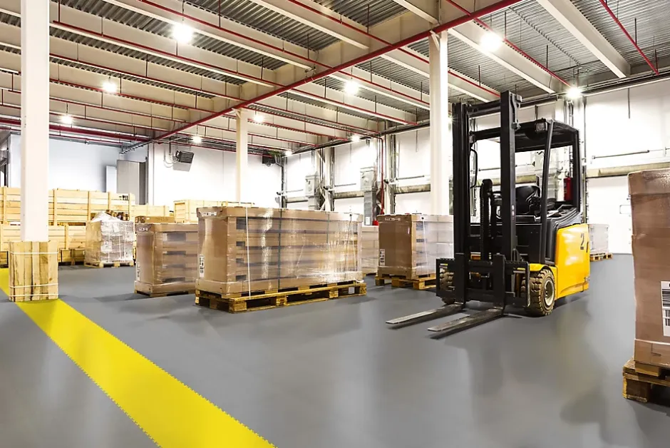 Fortelock Dalle PVC garage Industy gris L.51 x l.51 cm