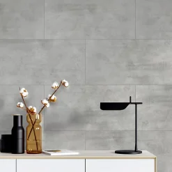 Dalle PVC Ozark Béton L. 60cm x l. 30cm-GoodHome New