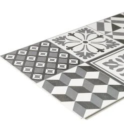 GoodHome Dalle PVC Ozark carreaux de ciment L. 60cm x l. 30cm