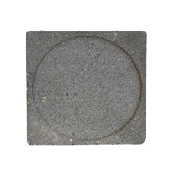 Verindal Dalle stabilisatrice pour plot - Béton - 24 x 24 x 6 cm -