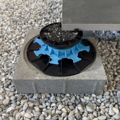 Verindal Dalle stabilisatrice pour plot - Béton - 24 x 24 x 6 cm -