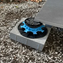 Verindal Dalle stabilisatrice pour plot - Béton - 24 x 24 x 6 cm -