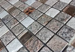 Decora Mosaicos Boite de carrelage mosaïque URALES Rose 30x30 cm