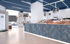 Boite de carrelage mosaïque BALI Bleu brillant 29x29 cm-Decora Mosaicos Clearance