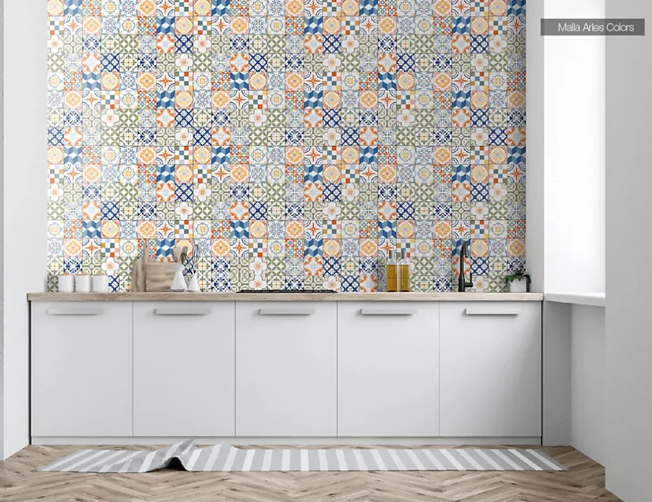 Decora Mosaicos Boite de carrelage mosaïque ARLES Noir 29x29 cm