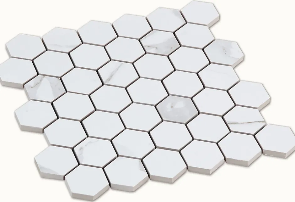 Carrelage sol et mur CALACATTA hexagone 30x30 cm-Decora Mosaicos Online