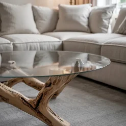 Wallfluent Dessus de table en verre trempé fi90 cm Transparent