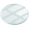 Dessus de table en verre trempé fi60 cm Transparent-Wallfluent Sale