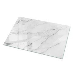 Dessus de table en verre trempé 100x70 cm Motif de surface en marbre-Wallfluent Online