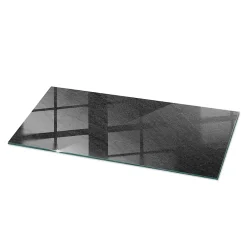 Wallfluent Dessus de table en verre trempé 125x50 cm Texture de pierre naturelle