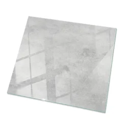 Dessus de table en verre trempé 60x60 cm Texture de béton avec fissures-Wallfluent Hot